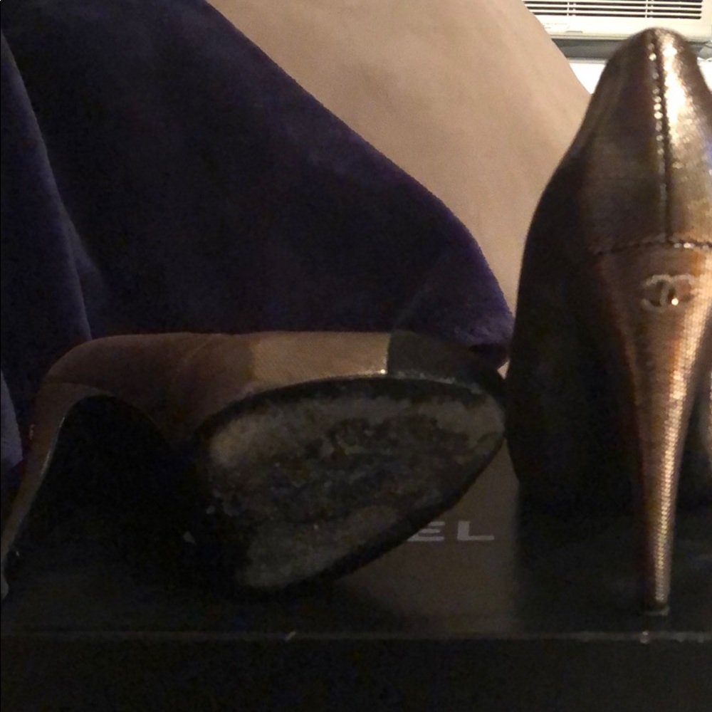 Chanel light gold pumps - Picture 5 of 7